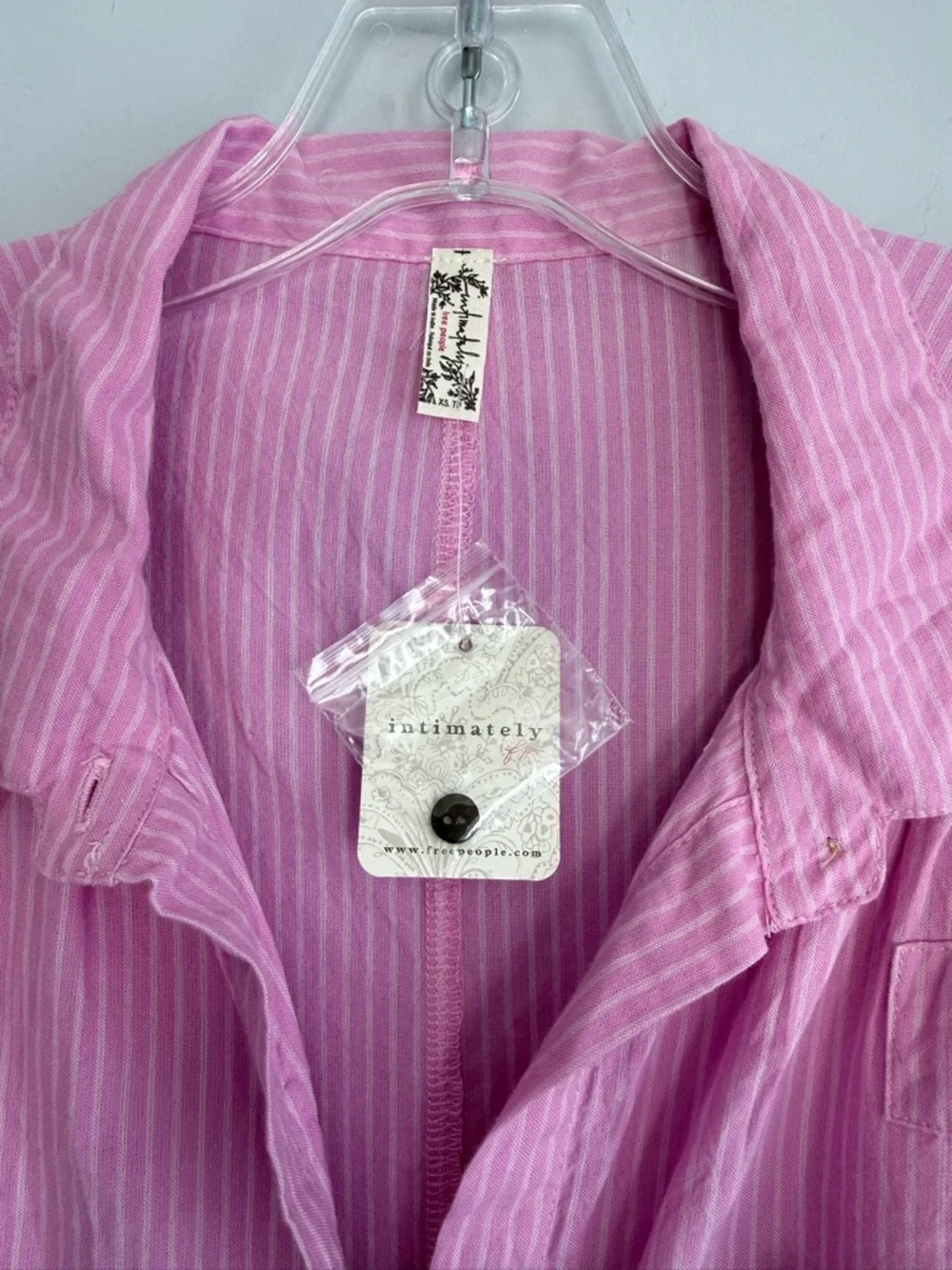 Free People Striped Jomo Romper by Intimately Lilac Combo XS NWT Pink Sleeveless - Picture 6 of 16